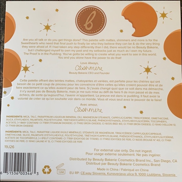 Proof is in the puddin’ eyeshadow palette - Picture 3 of 3